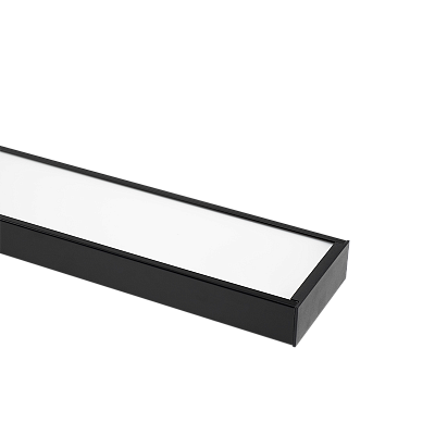 Светильник светодиодный PSO-01 36w 4000K BLACK 1200х100 IP40